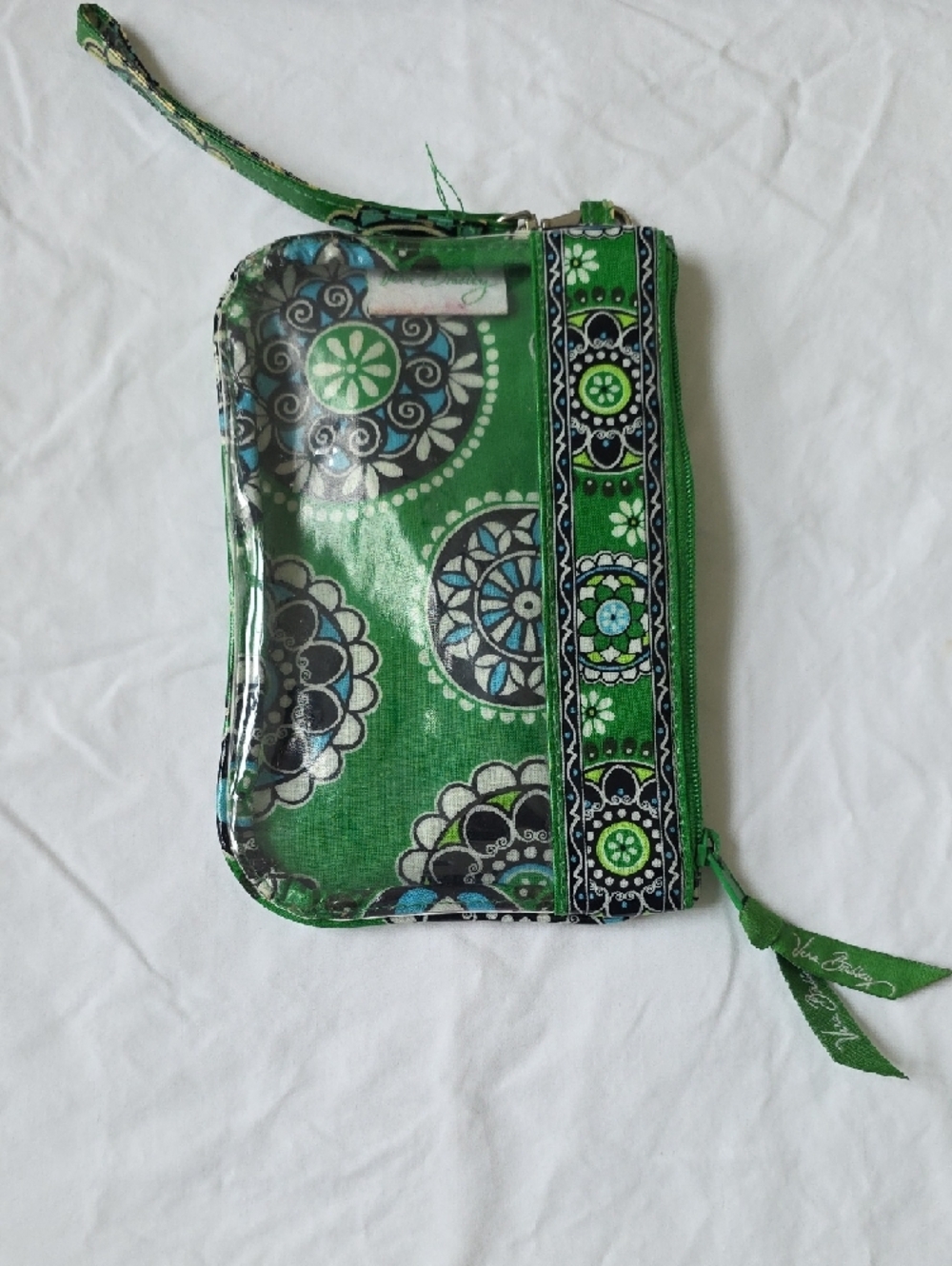 Vera Bradley Cupcakes Green Cosmetic Pouch - Picture 2 of 6